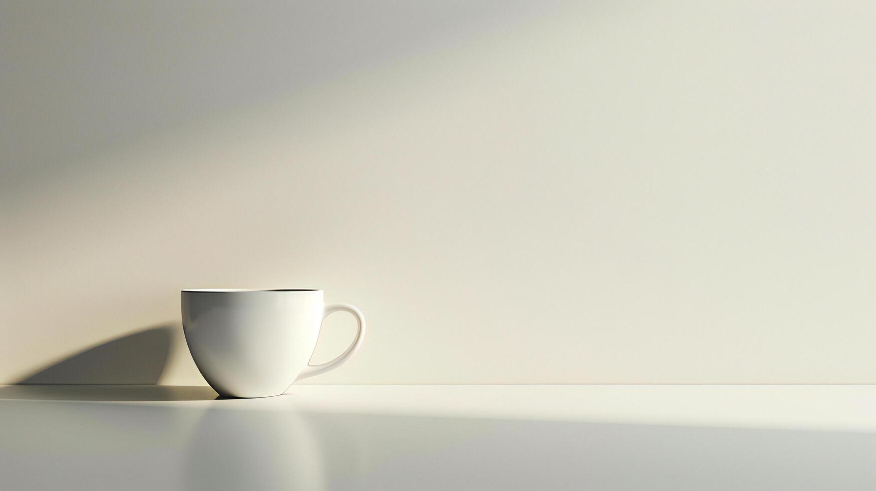 Plain White Backdrop with Soft Lighting - High Resolution photo