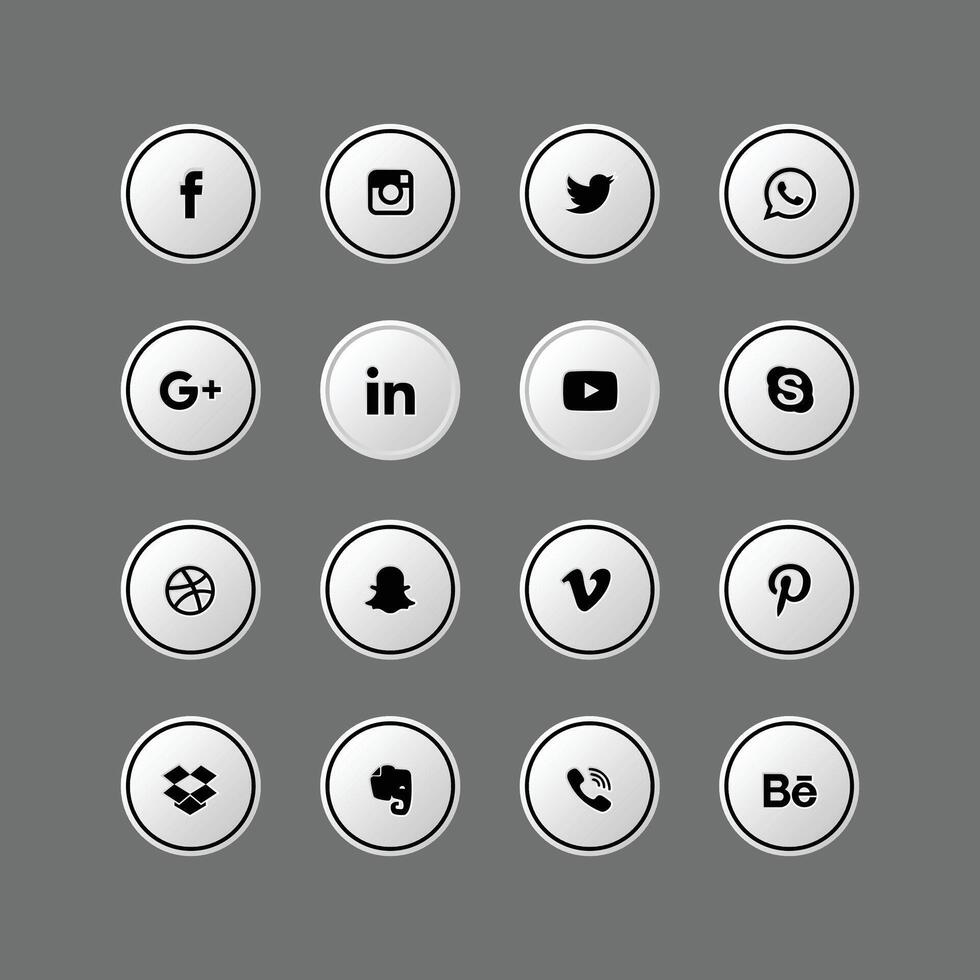 Custom Icons for Web Apps vector