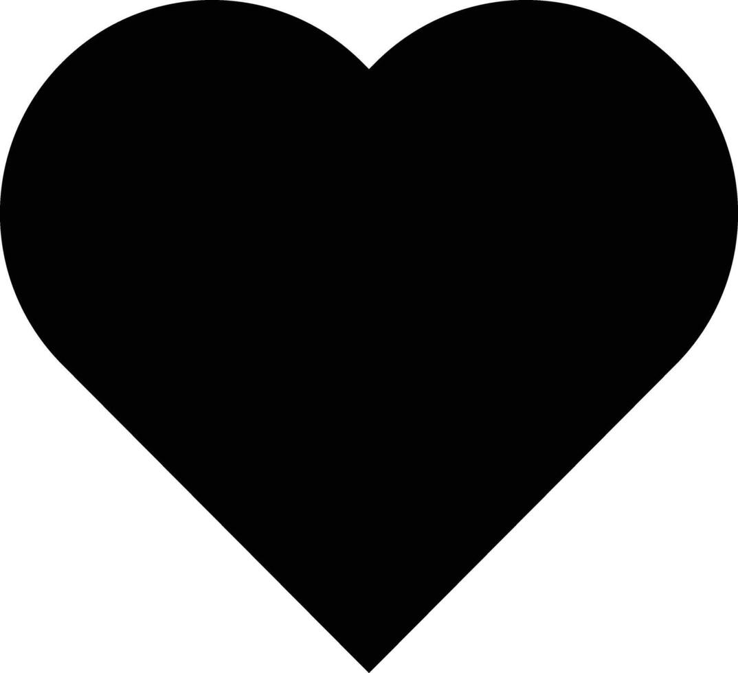 Favorite, Love icon, flat style isolated on white background. vector