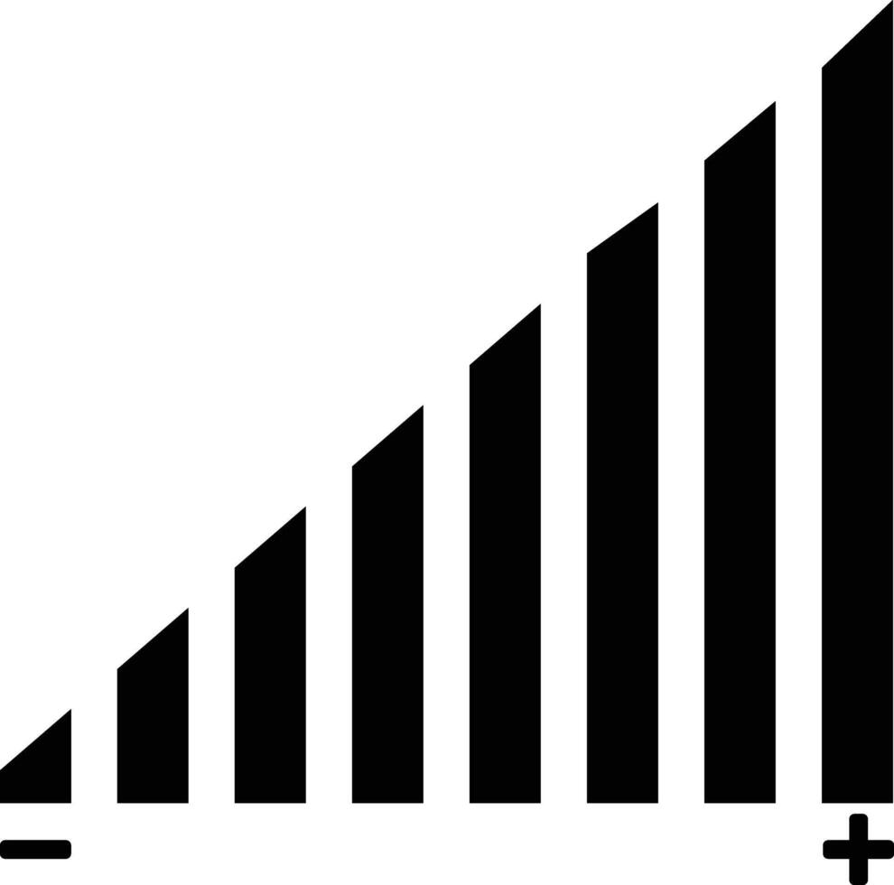a black and white of a triangle with a line, Audio balance vector