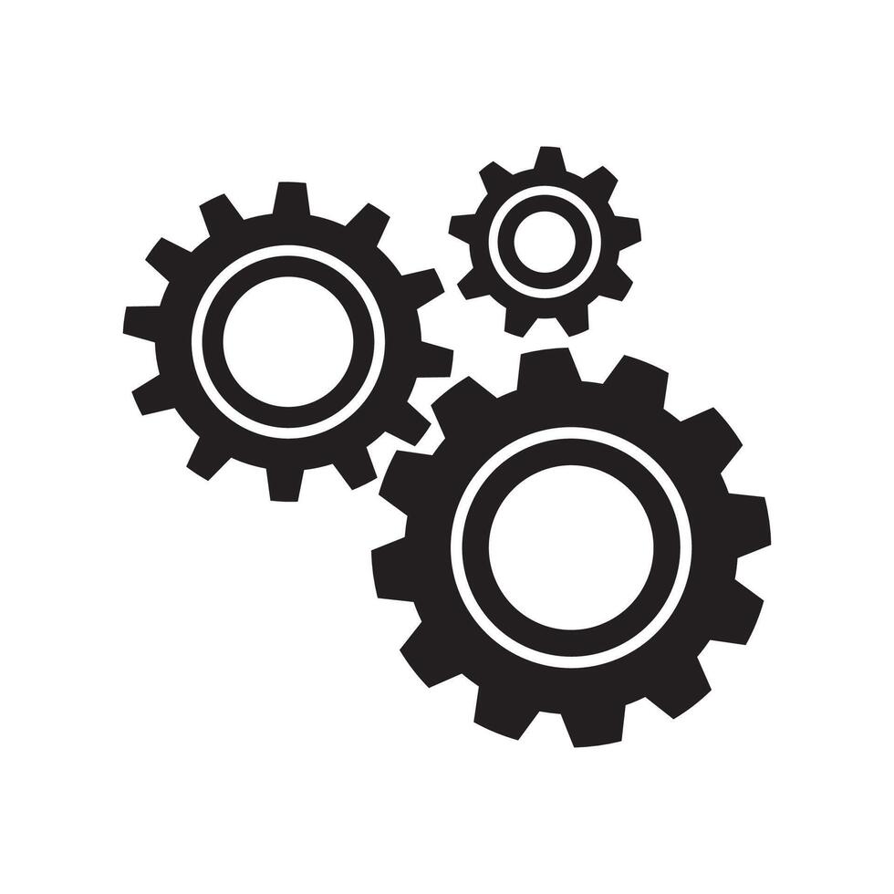 Machineries icon for design use vector