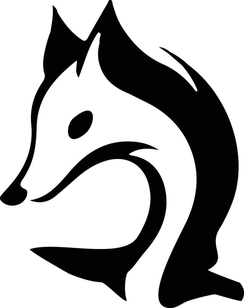 Mobile dog head design vector