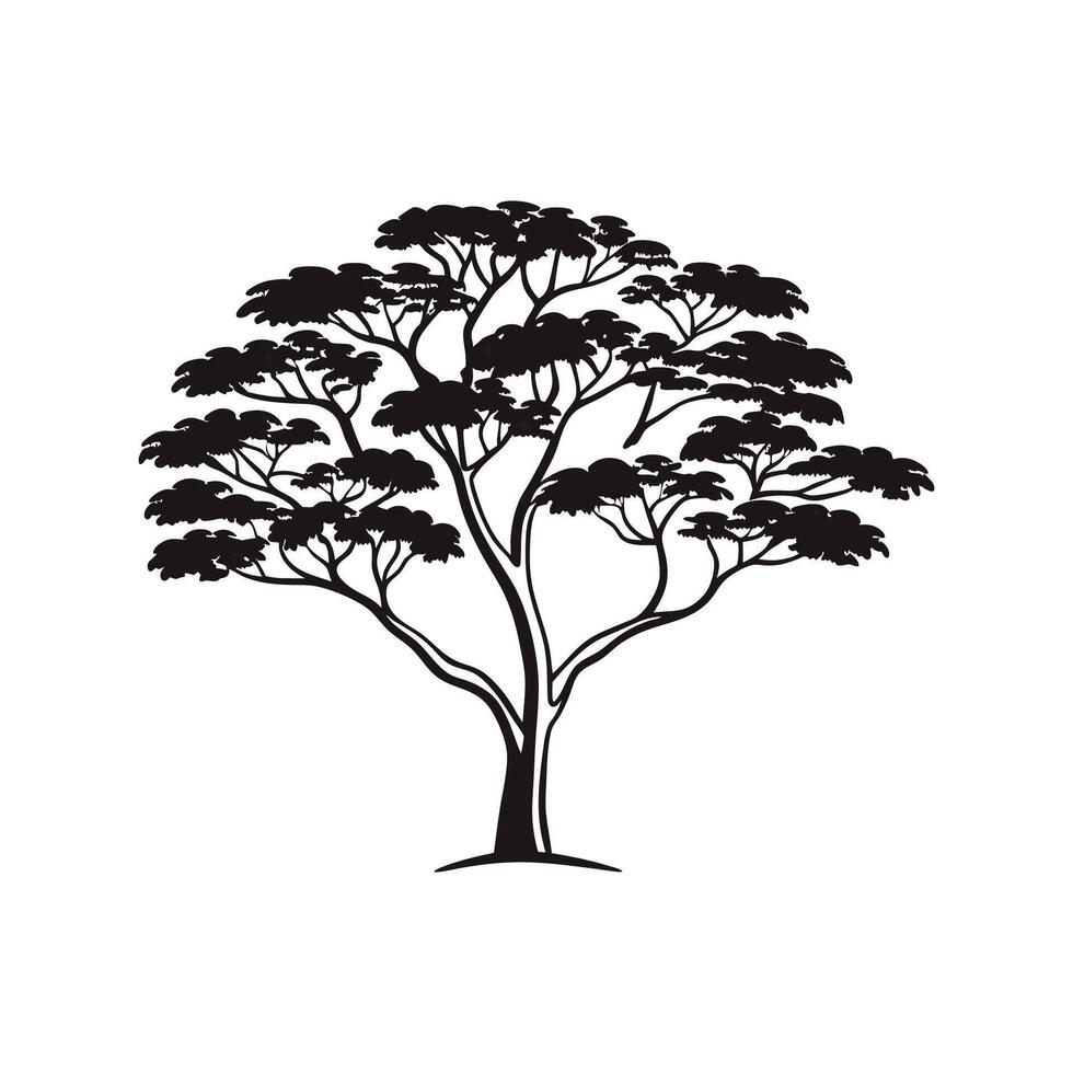 Stylized Outline of Devils Walking Stick vector