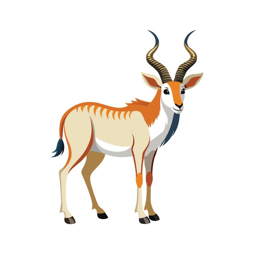 Unique Addax Art for Creatives vector