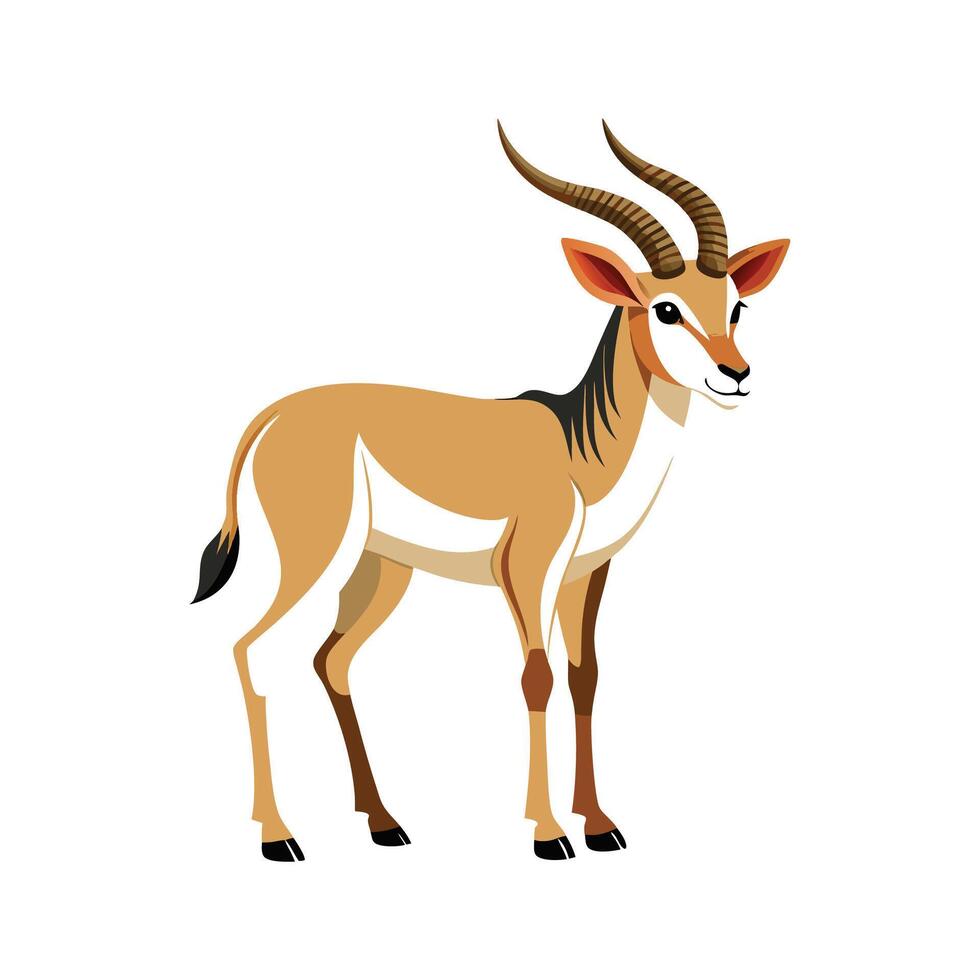 Engaging Addax Design for Illustrators vector