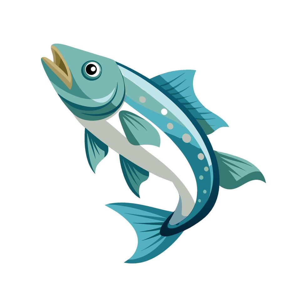 Creative Arctic Cod Art for Projects vector