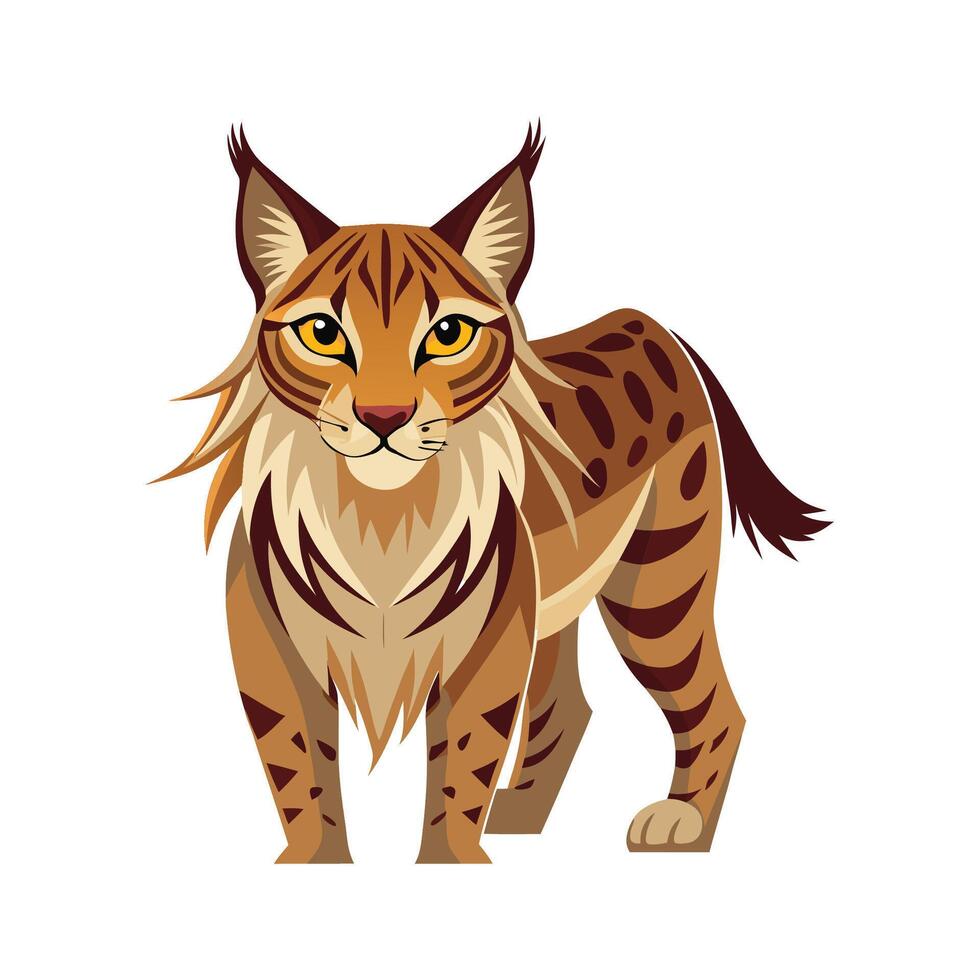 Engaging Bobcat Design vector