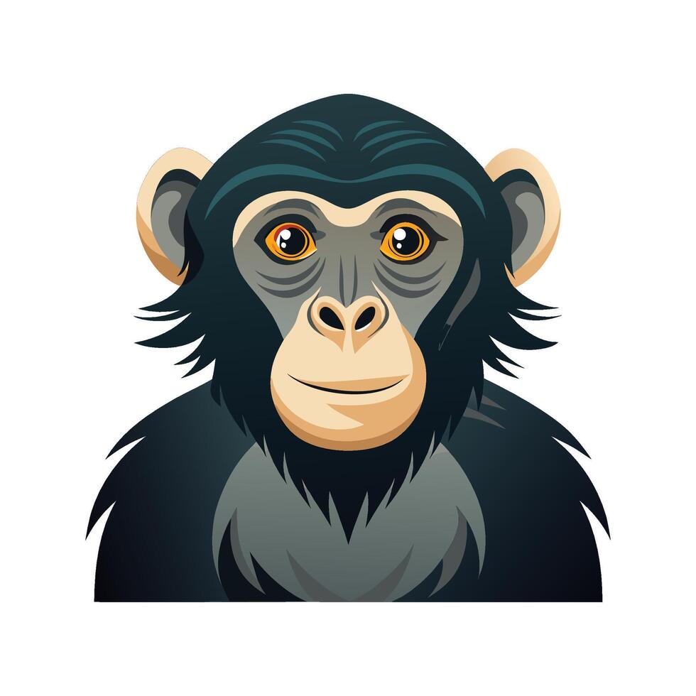 Charming Bonobo Art for Projects vector