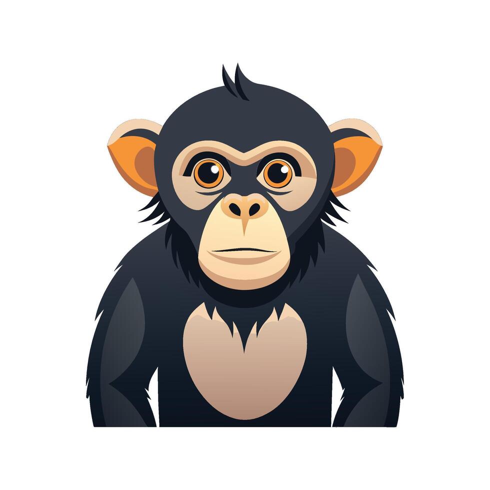 Creative Bonobo Illustration for Creatives vector