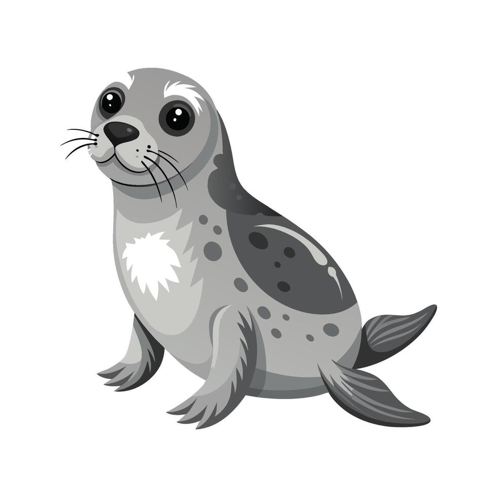 Creative Leopard Seal Illustration for Licensing vector