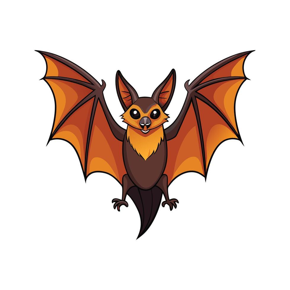 Unique Large Flying Fox Art for Creatives vector