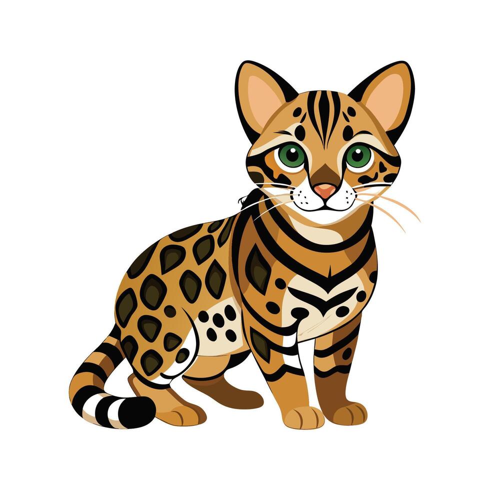 Unique Ocelot Art for Creatives vector