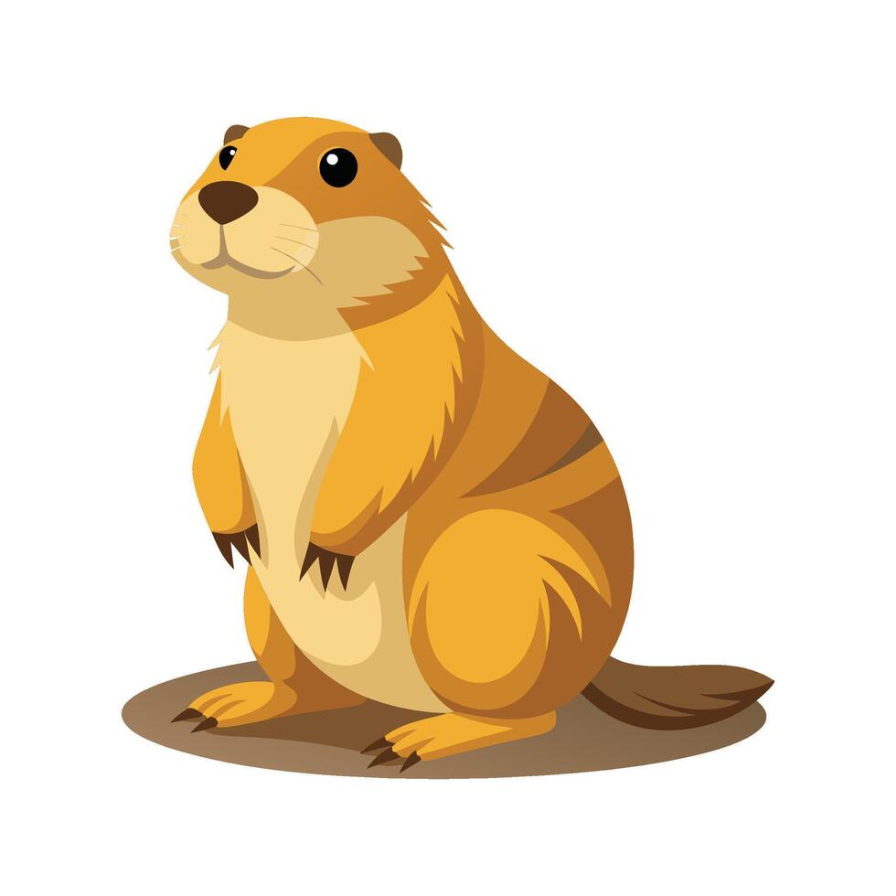 Stylized Prairie Dog Art for Creative Projects vector