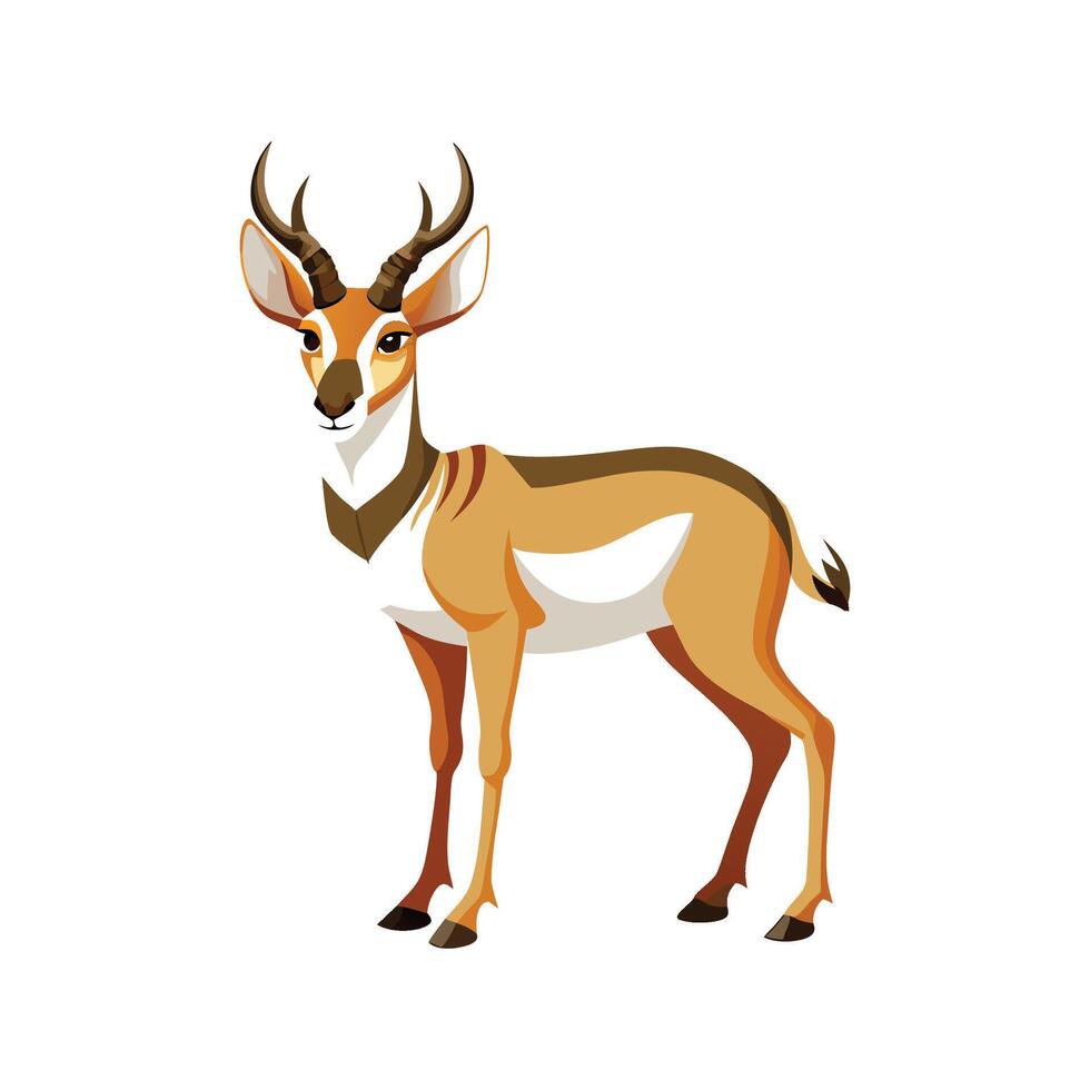 Engaging Pronghorn Illustration for Art vector