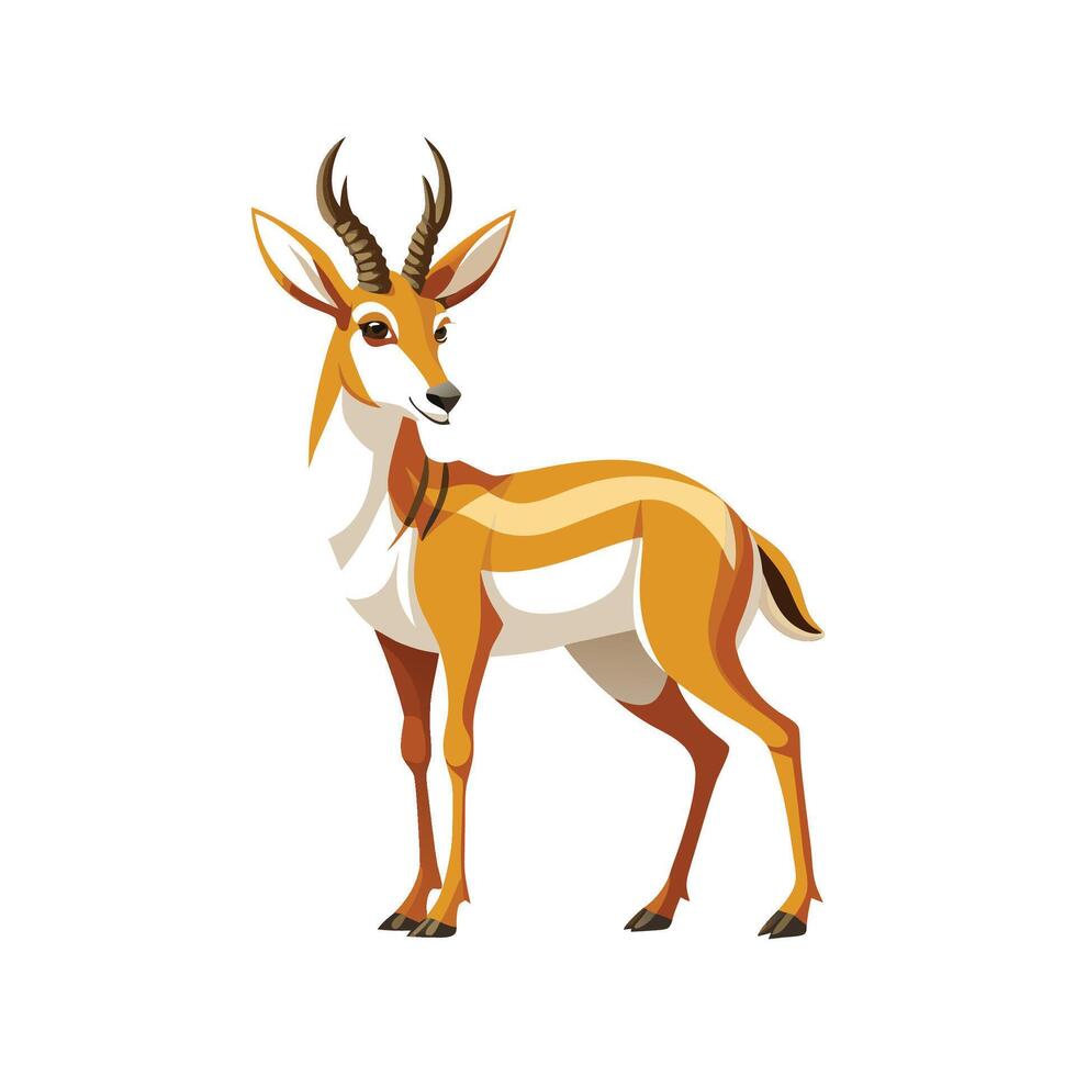 Creative Pronghorn for Wildlife Projects vector