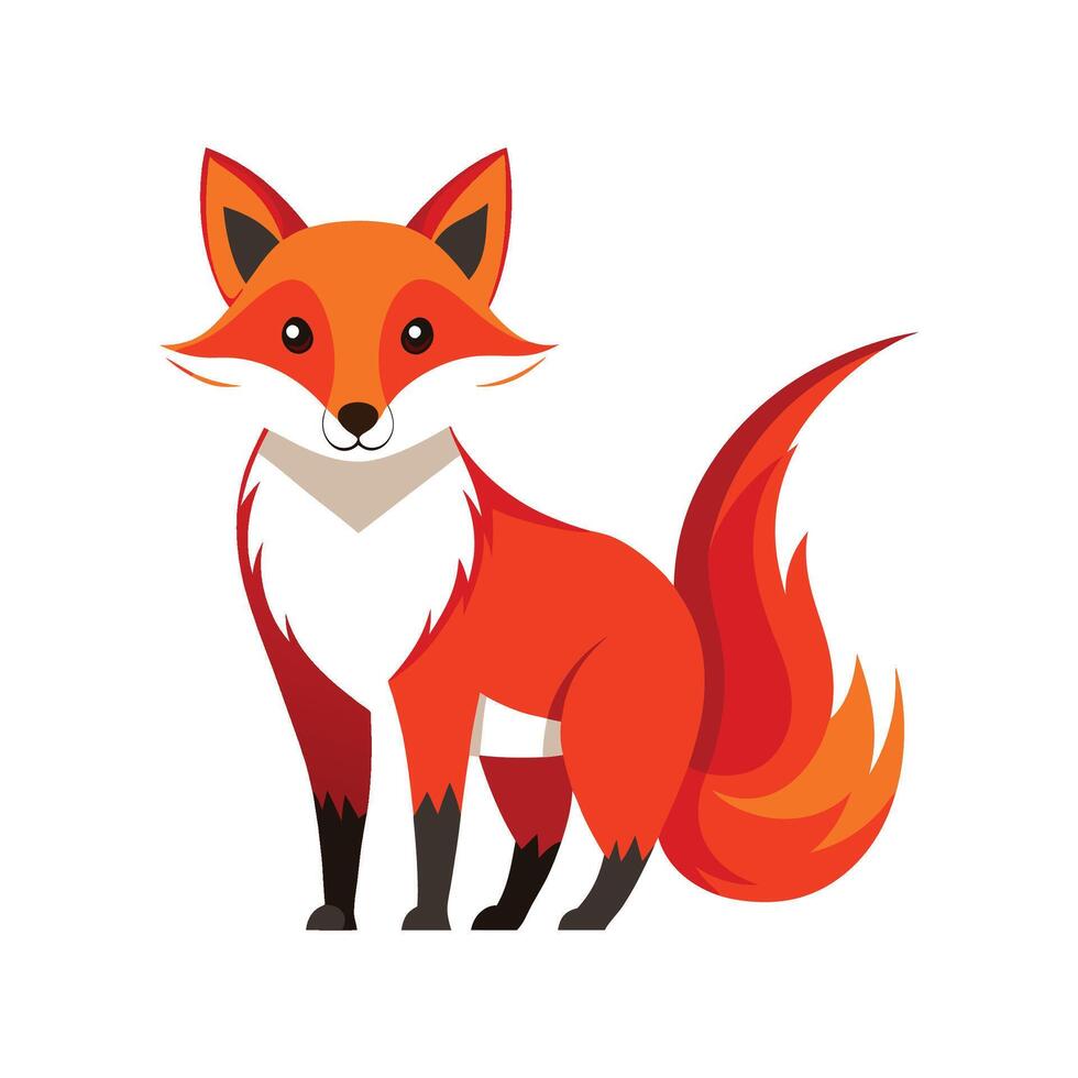 Creative Red Fox for Unique Wildlife vector