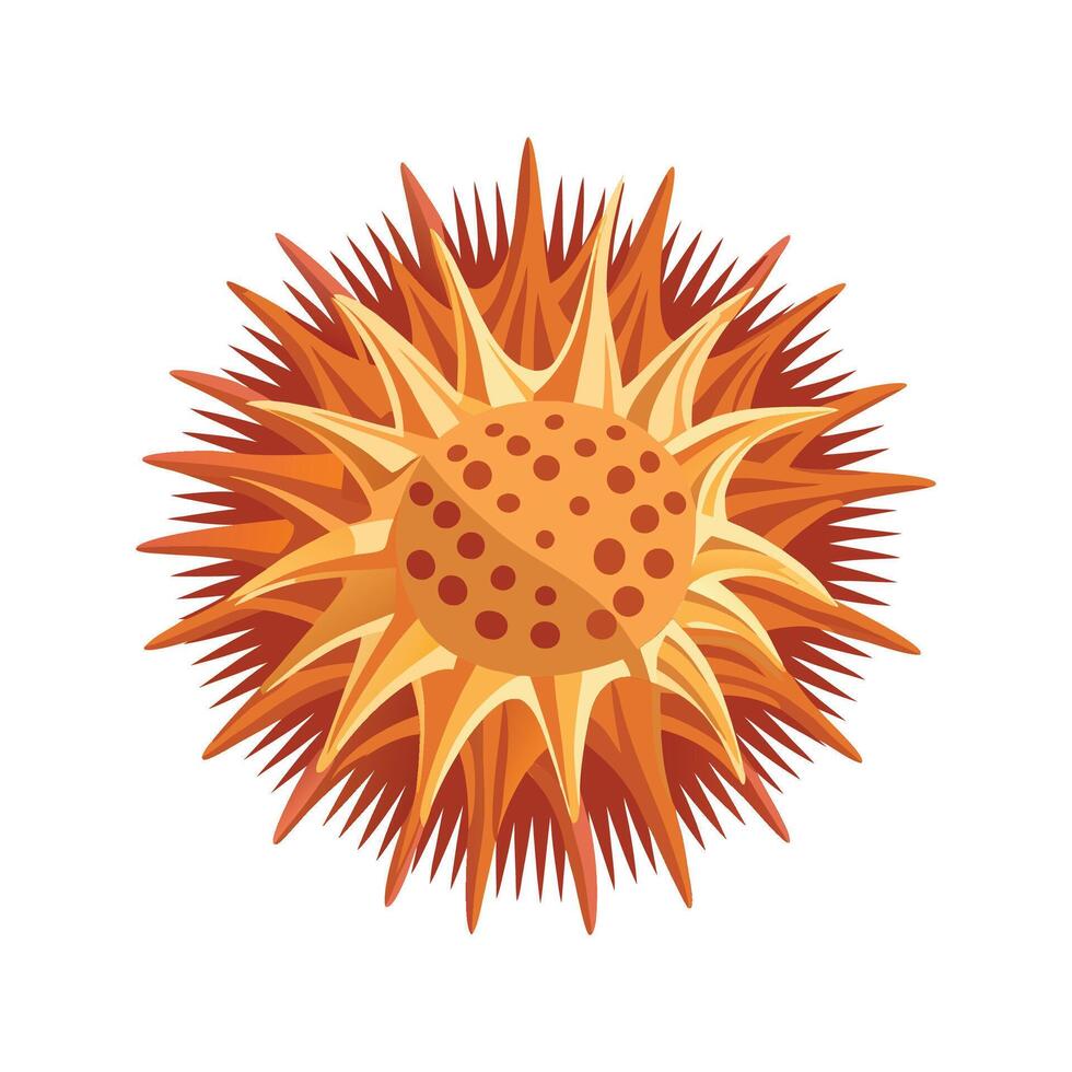 Engaging Sea Urchin Illustration for Unique Wildlife vector