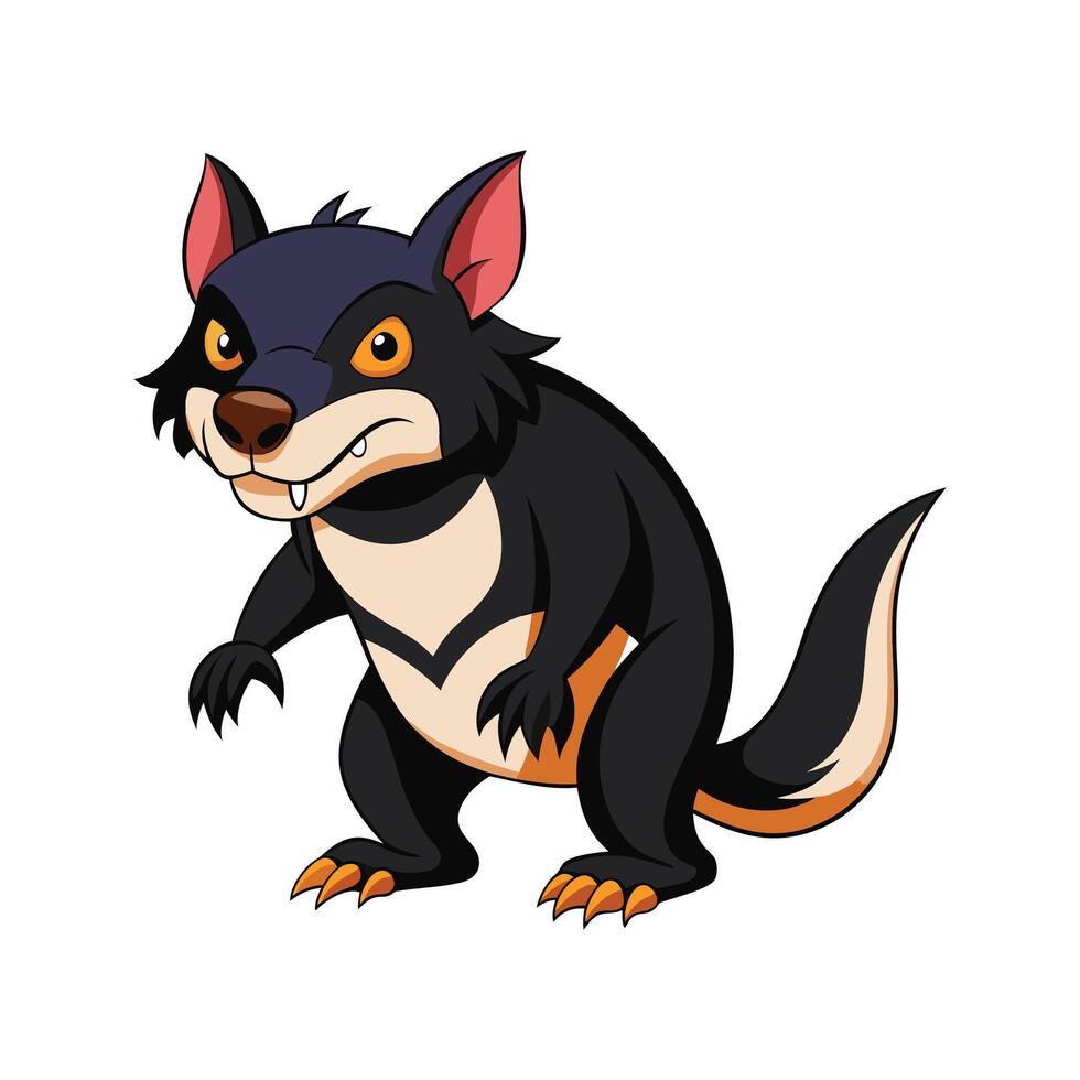 Creative Tasmanian Devil for Wildlife Projects vector