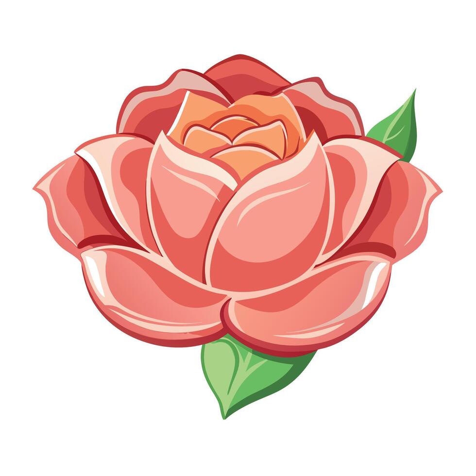 Modern Raw Simplicity Torn Edge Petal Flower and Flower Concept vector
