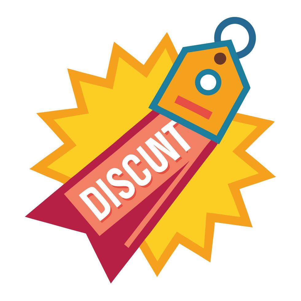 Elegant Price Tag Icon with a Slash through the Price and Isolated Background vector