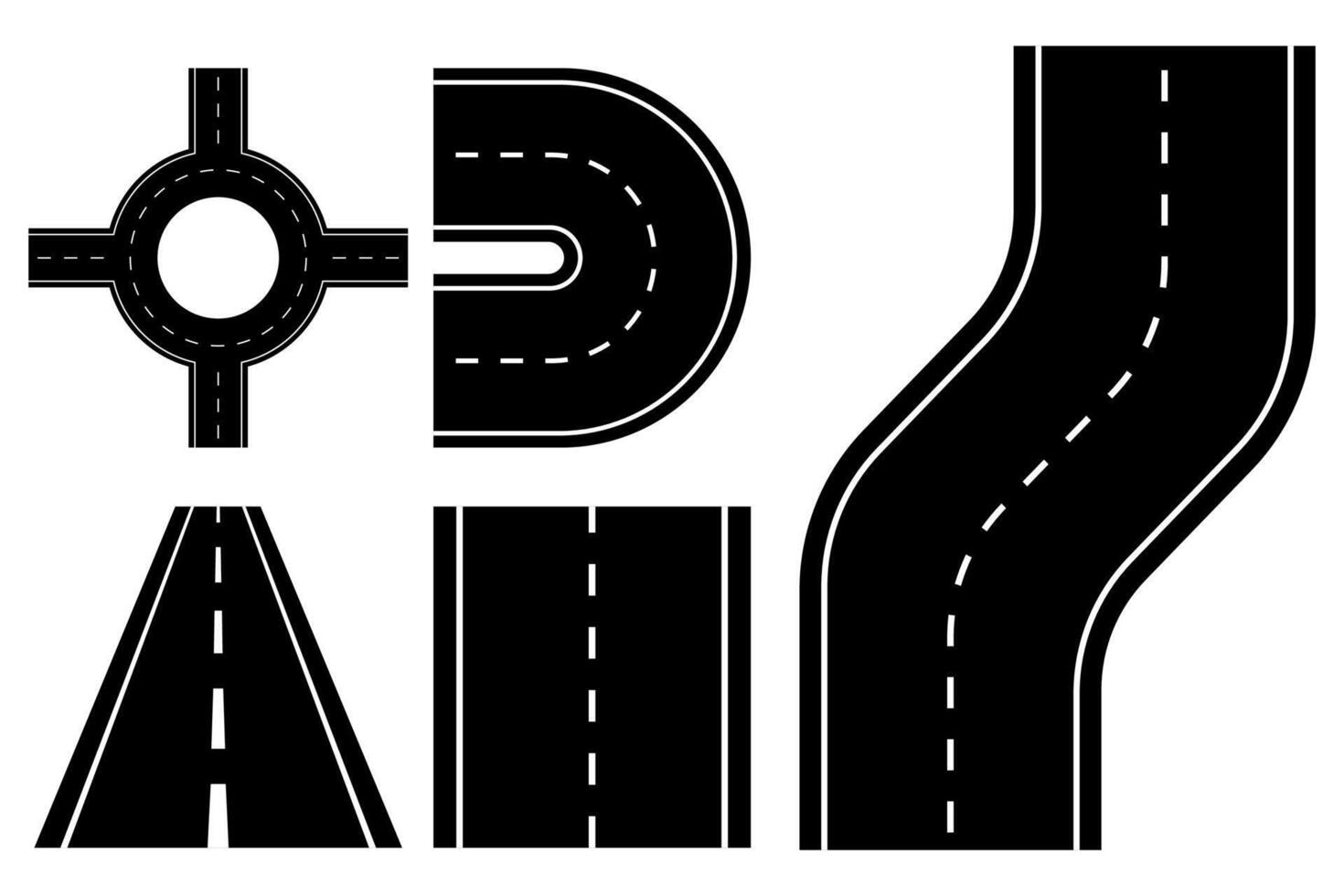 Road signs and road signs with arrows and arrows vector