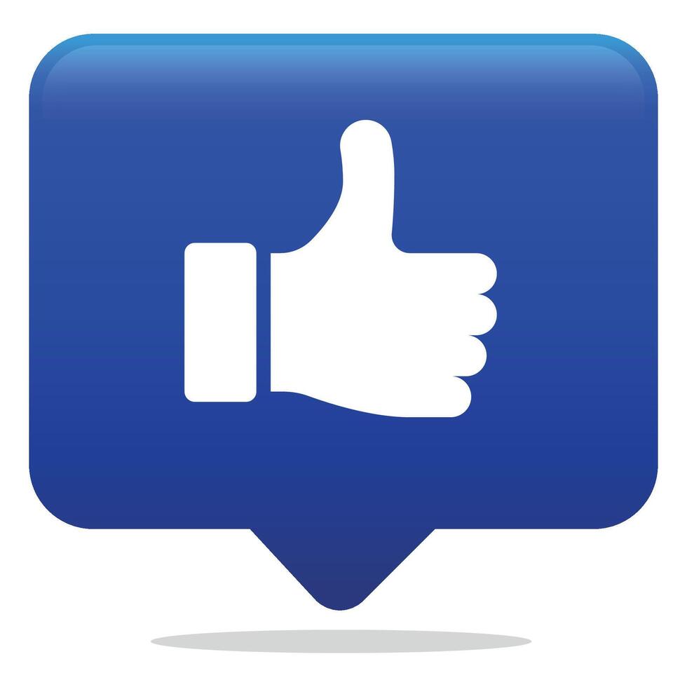 Like button icon illustration vector