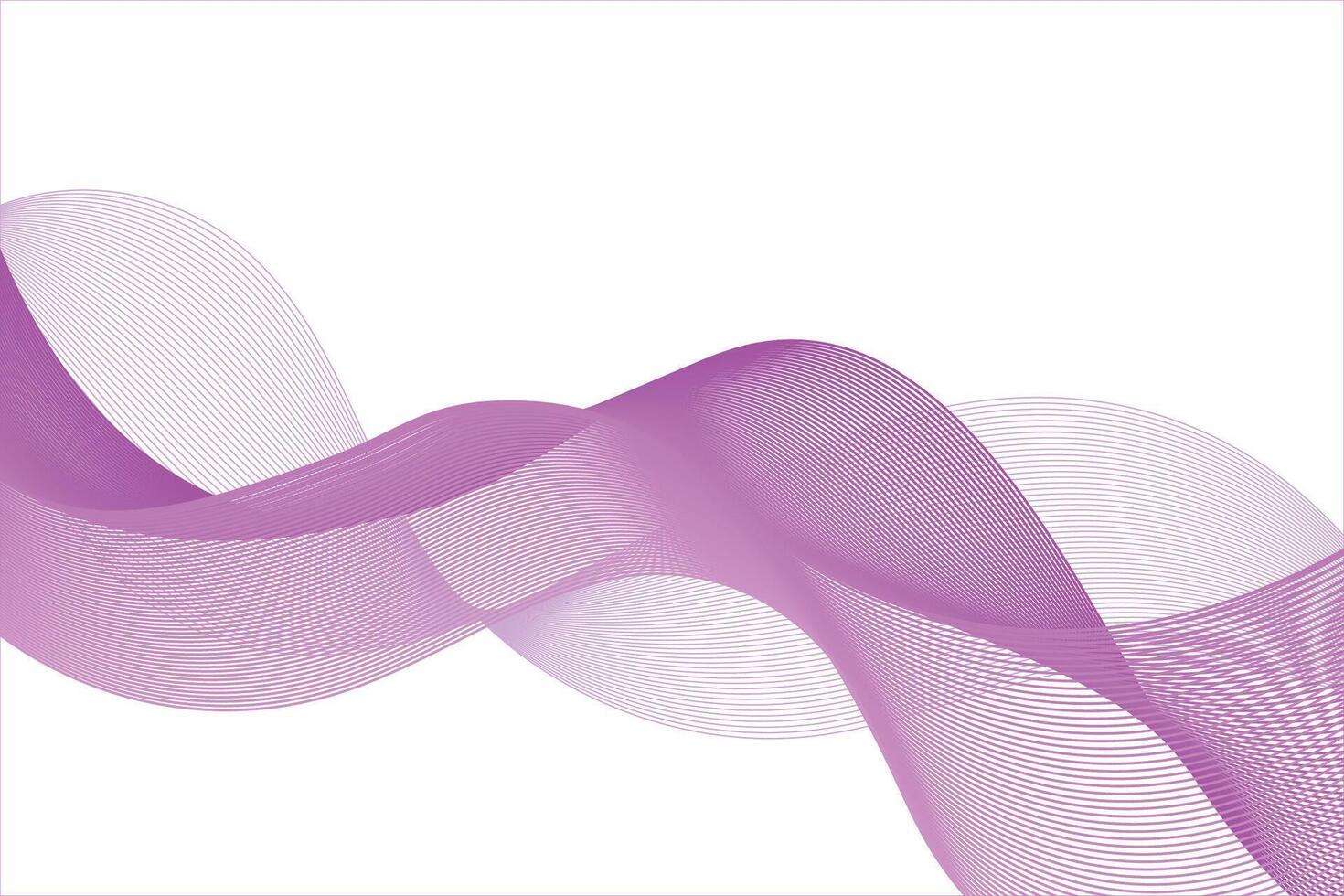 Abstract purple wave background with white space for text vector
