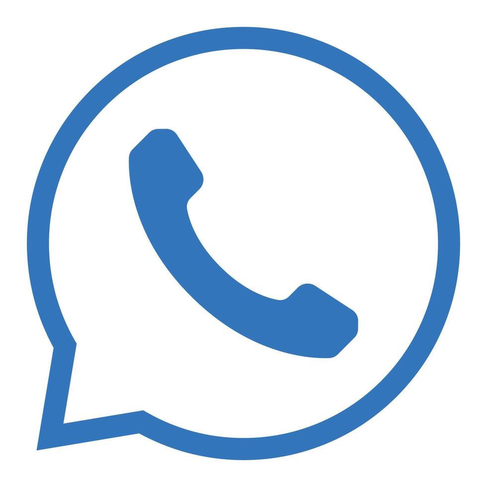 phone call message bubble vector