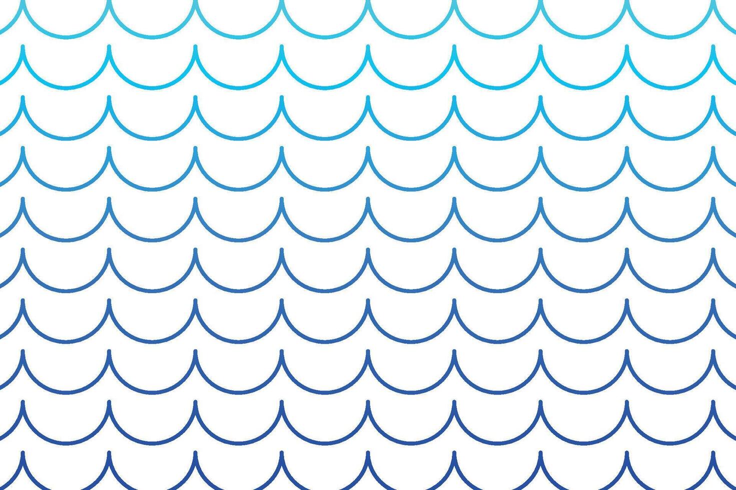 A blue and white wave pattern vector