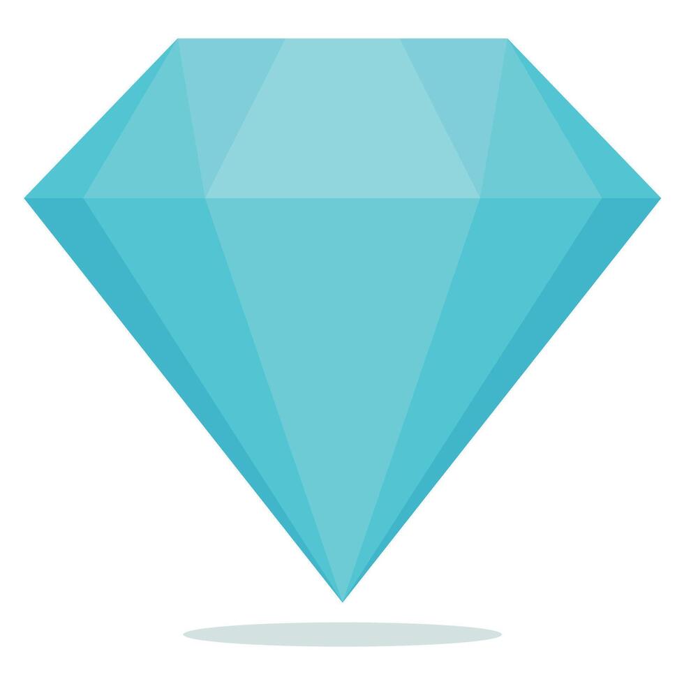 A blue diamond icon on a white background vector