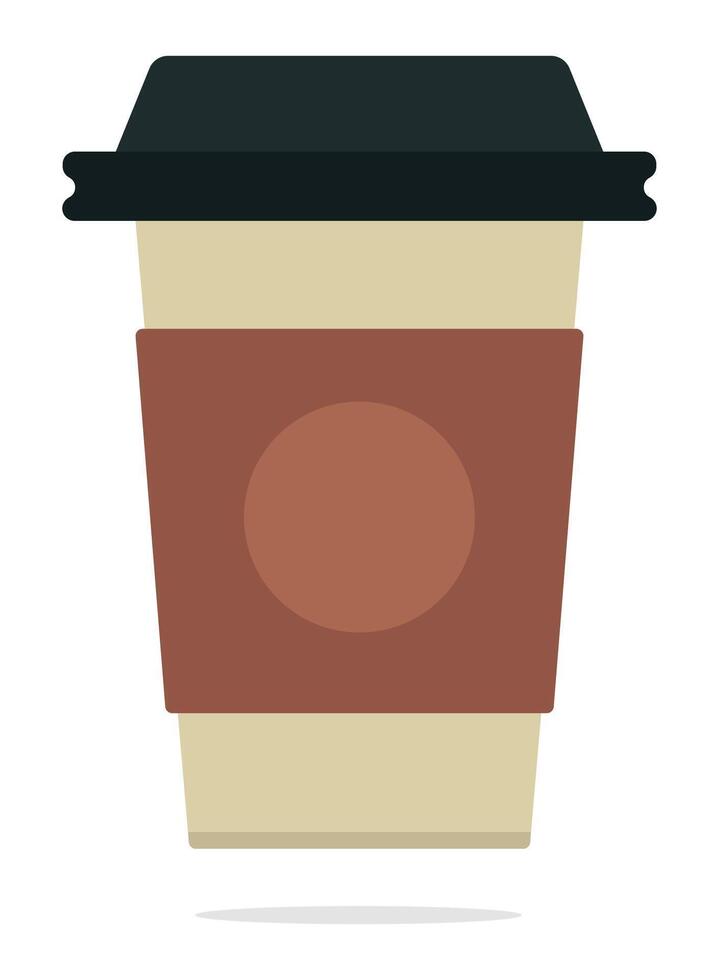 Coffee cup icon on white background vector