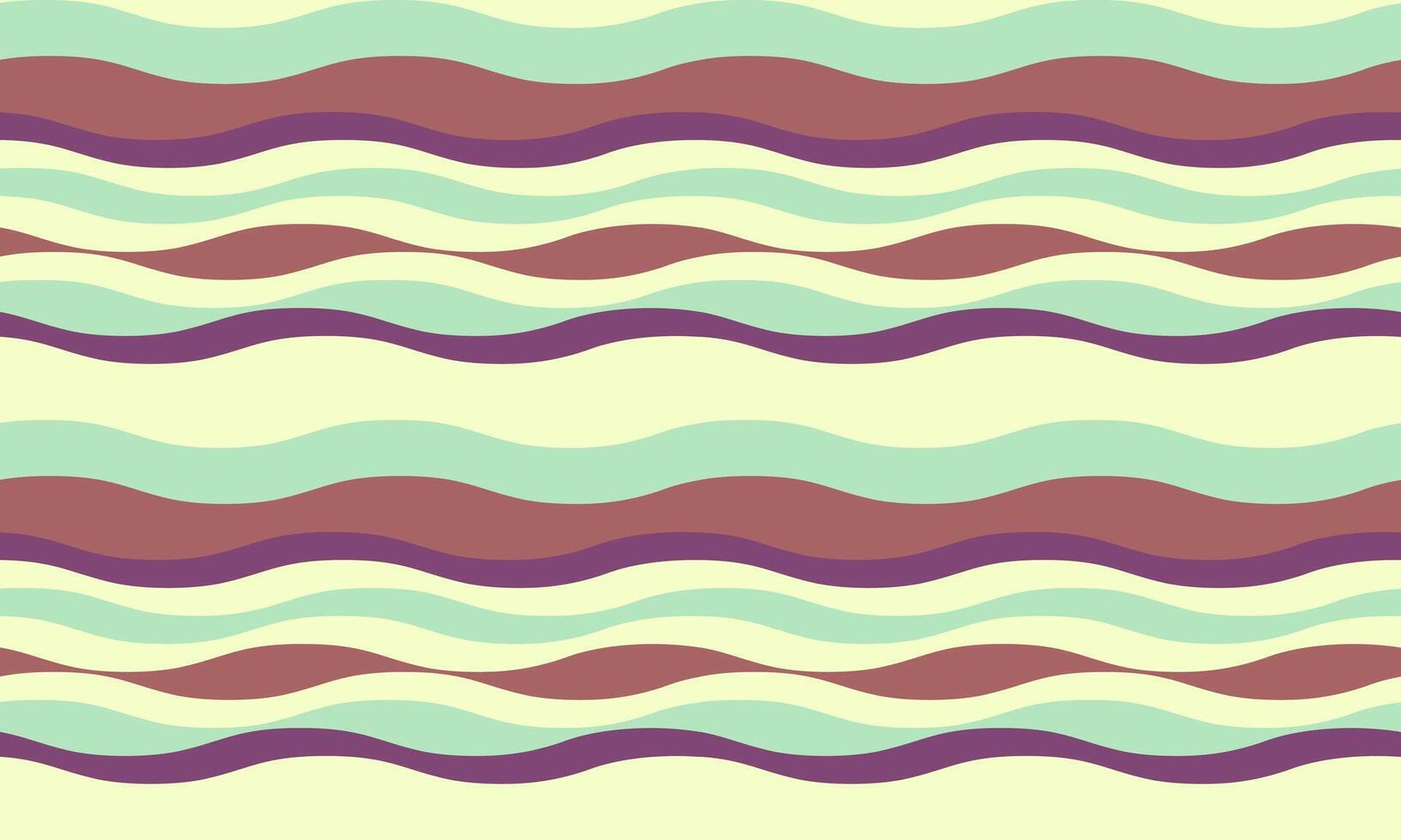 Abstract wavy stripes pattern in calming pastel hues. Perfect for textile design, website backgrounds, or branding projects. Evokes feelings of serenity, rhythm, and fluidity. vector
