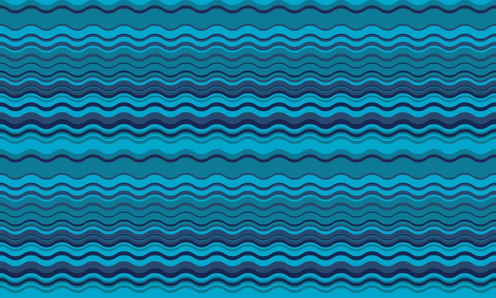 Serene blue wavy stripes pattern. Perfect for website backgrounds, textile designs, or calming visual elements. Evokes ocean waves, tranquility, and fluidity. vector