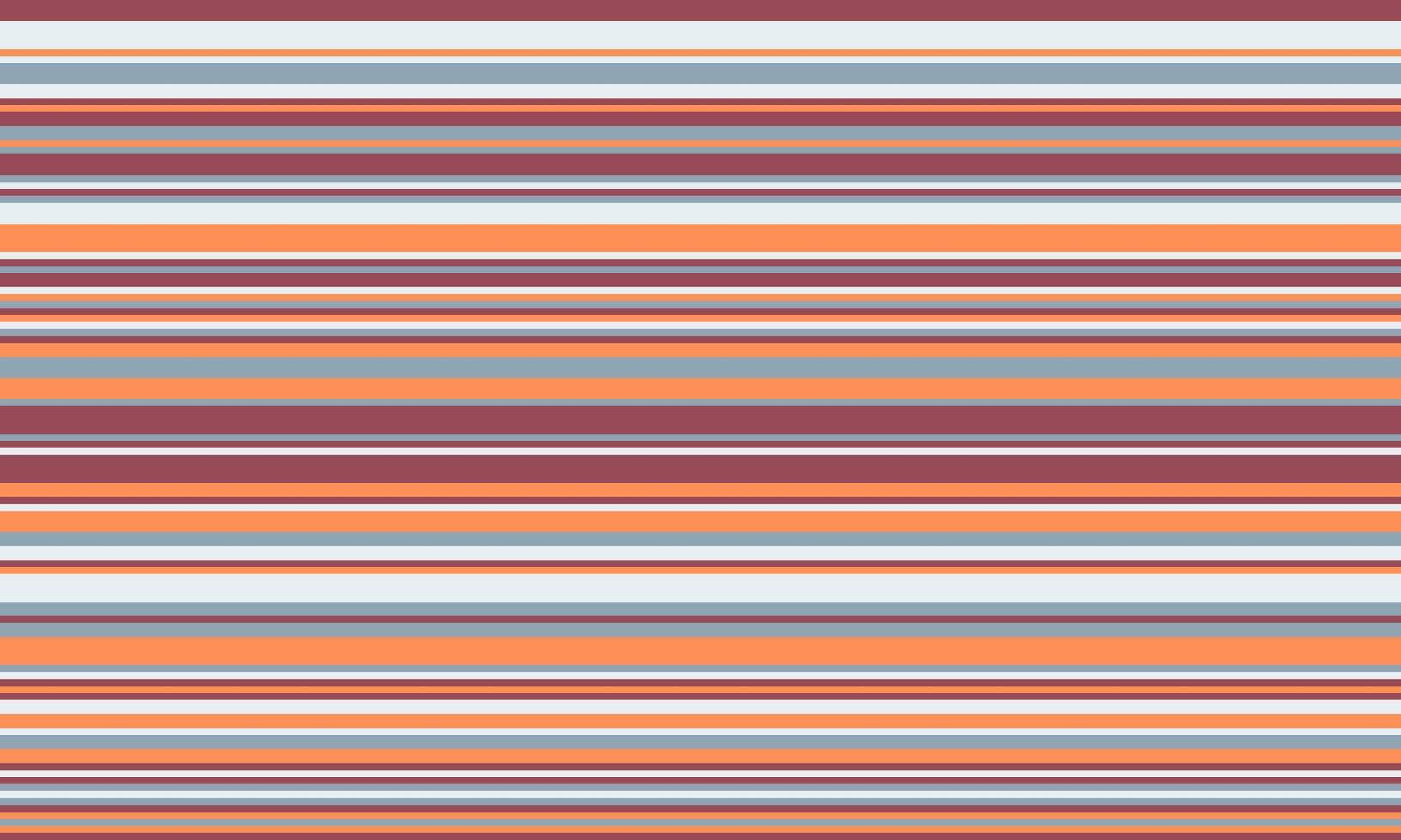 Abstract horizontal striped pattern in muted tones of orange, grey, and burgundy. Perfect for backgrounds, textiles, or web design. Creates a calming, minimalist aesthetic. Versatile and modern. vector