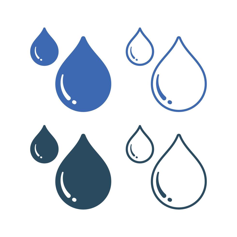 Double Droplet Set vector