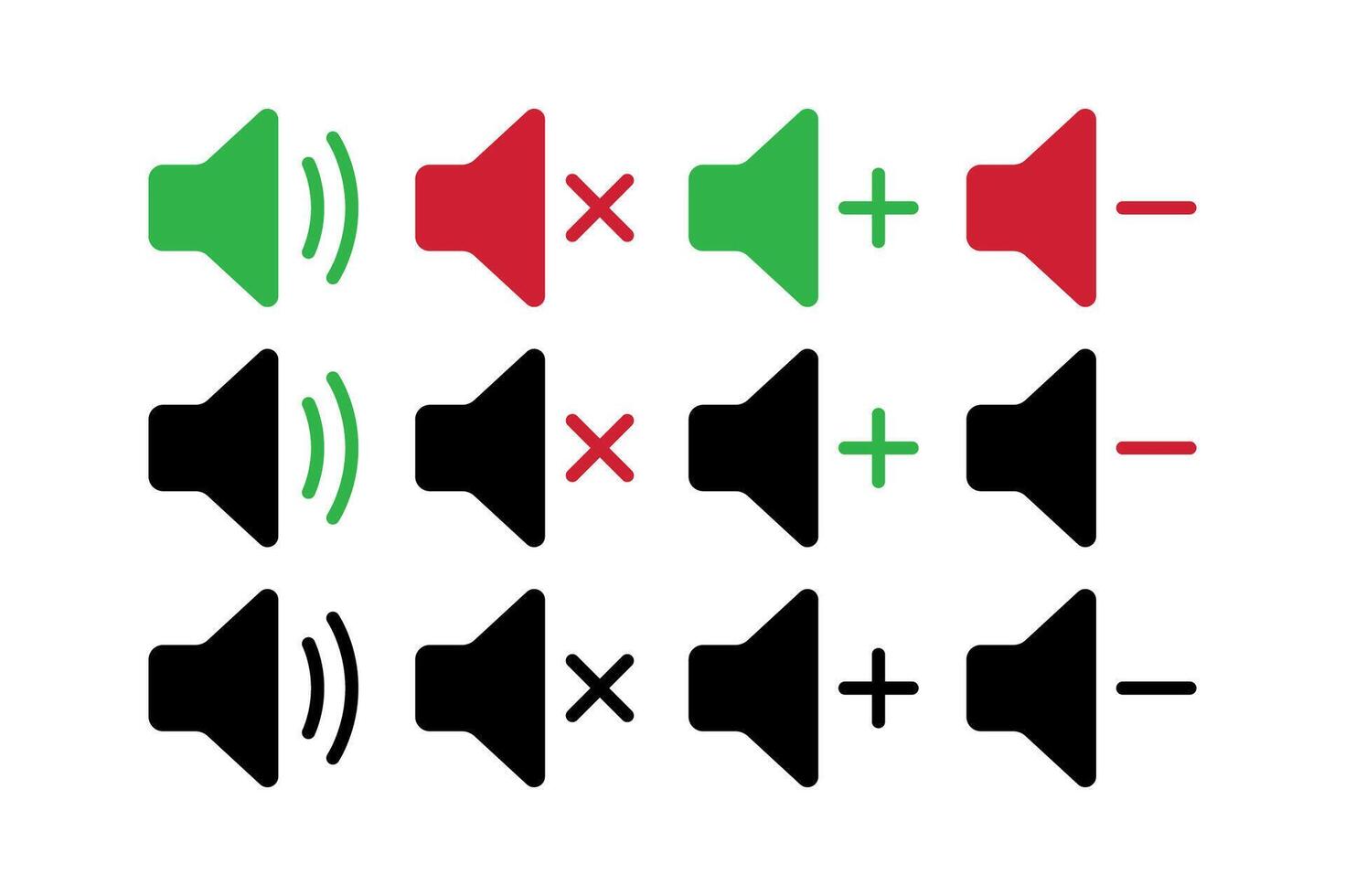 Sound Symbols Set vector