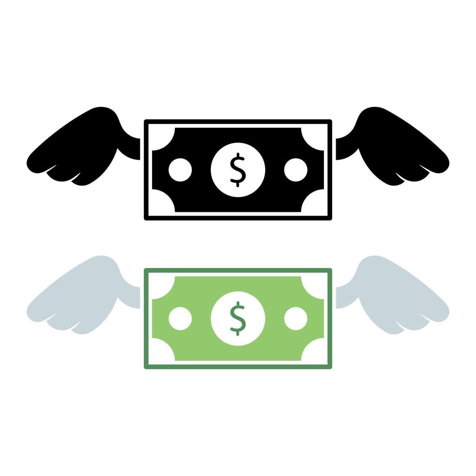 Angel Investment Set Of Two vector