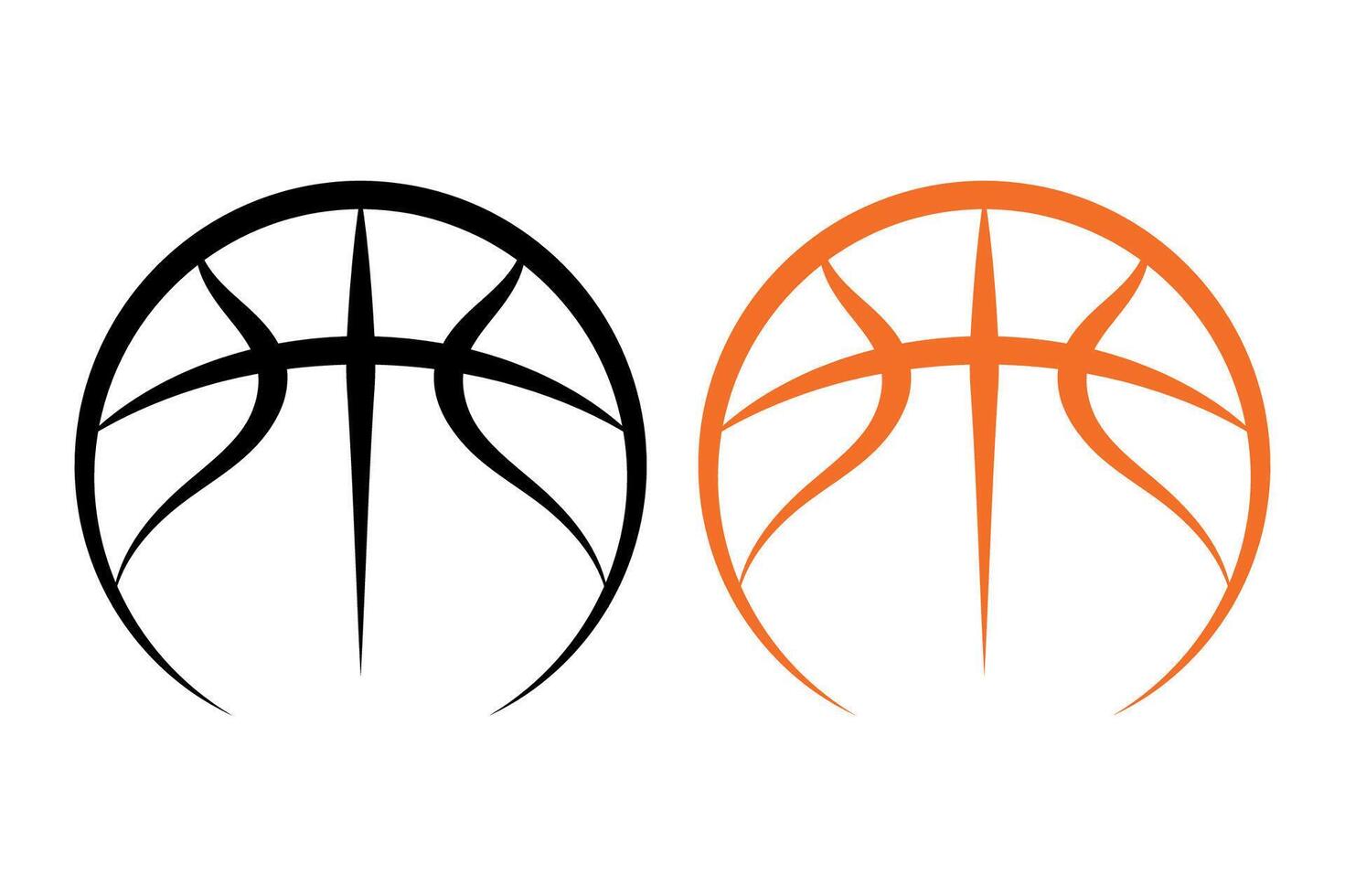Basketball Abstract Logo vector