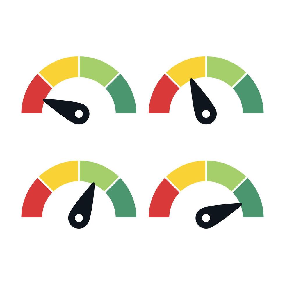 Performance Meters Set Of Four vector