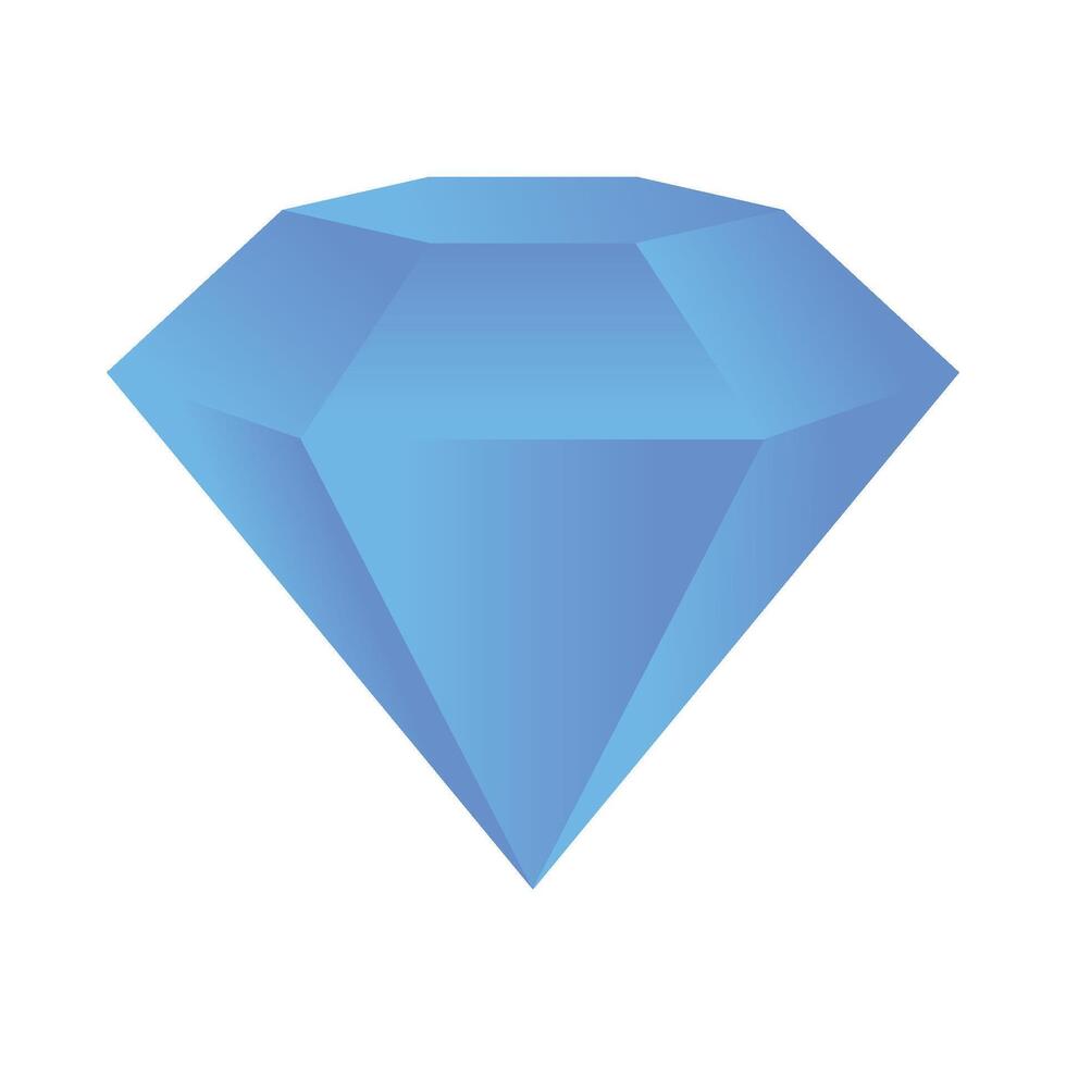 Diamond Blue Gradient Style vector