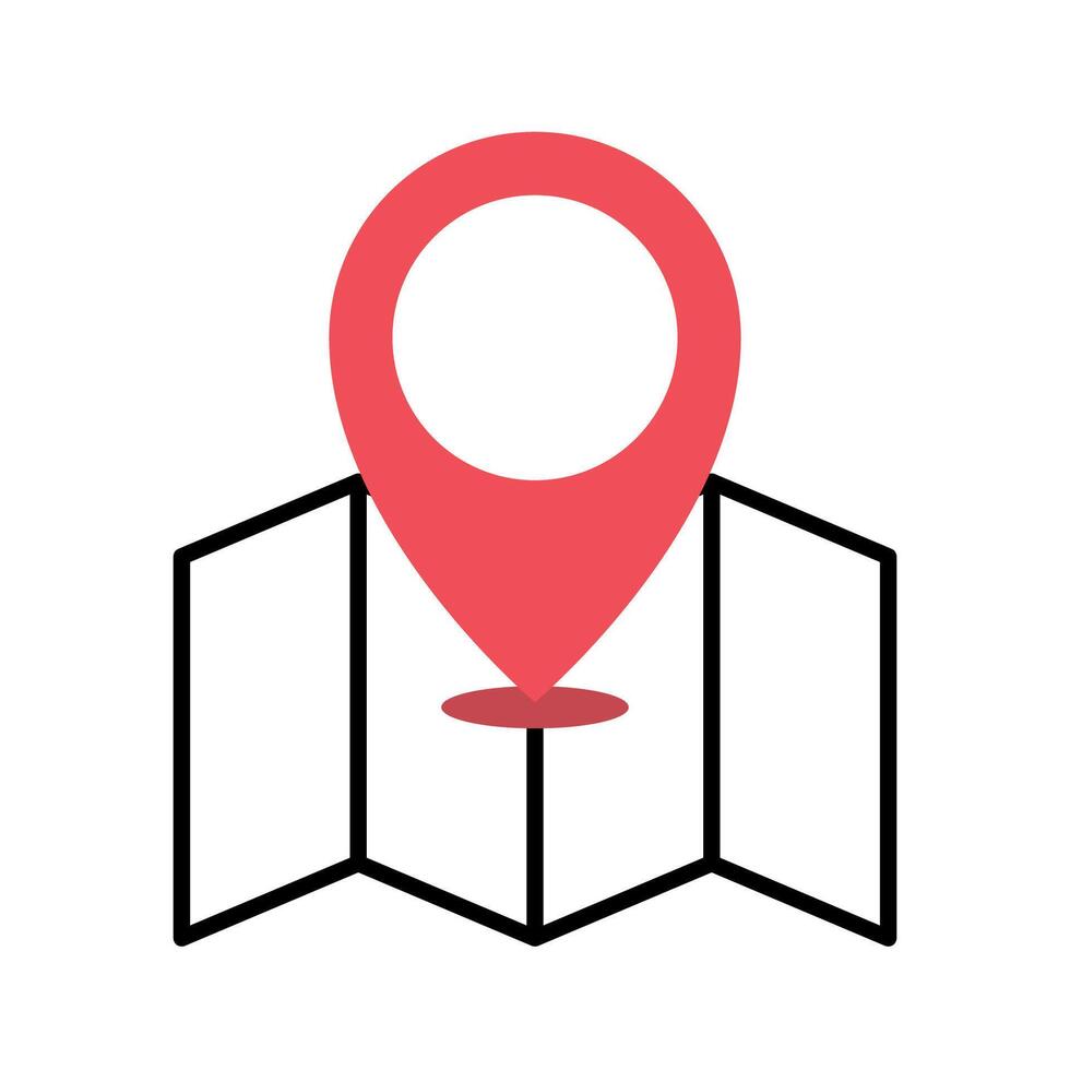 Map And Location Pin vector