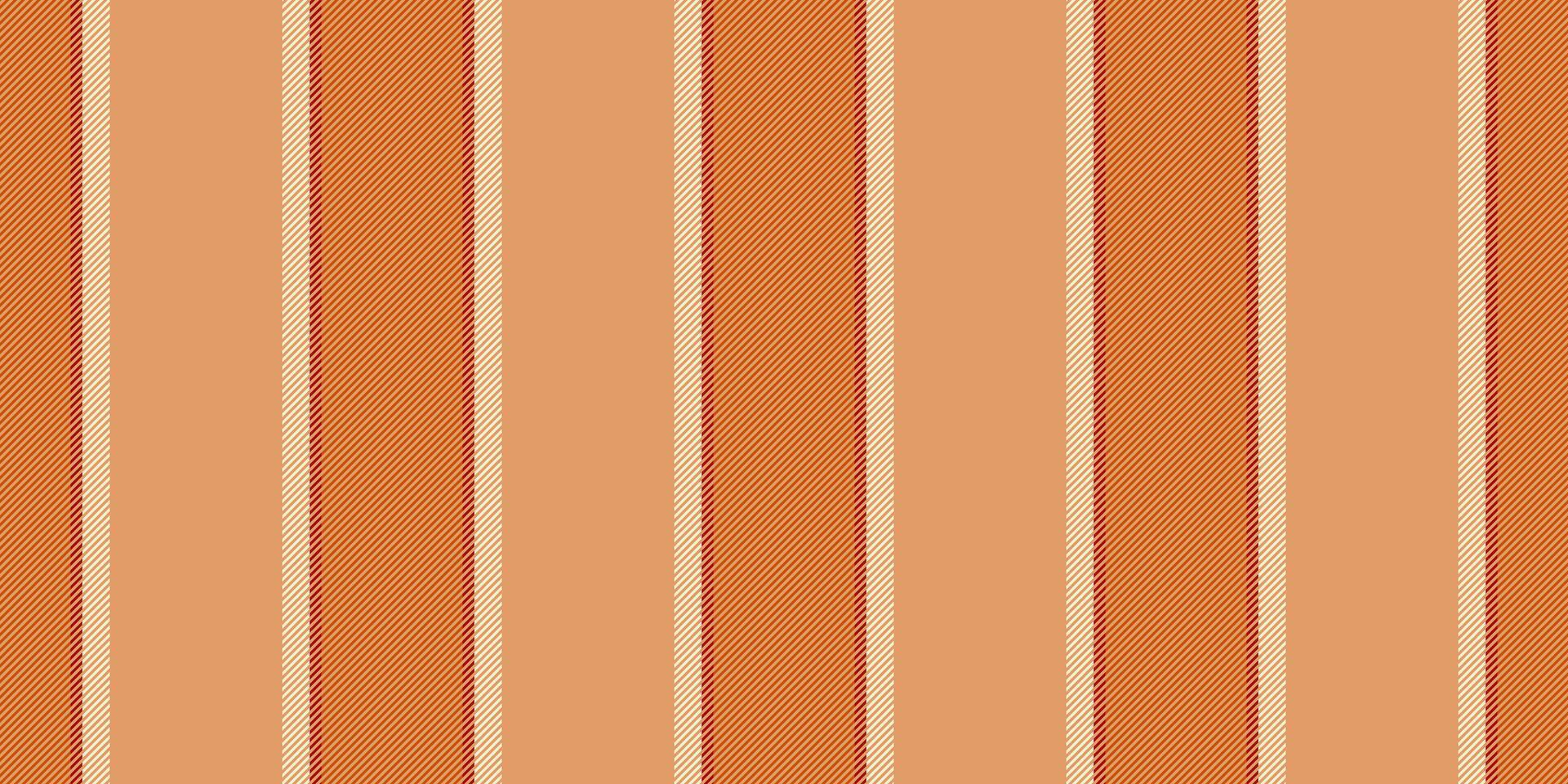 Hreation fabric background texture, november vertical lines . Vackage stripe pattern textile seamless in orange and light colors. vector
