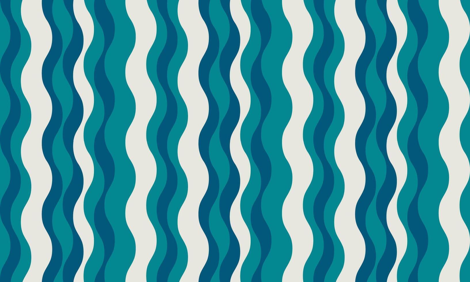 Abstract teal and white wavy stripes background. Perfect for website banners, textiles, packaging, and modern design projects. Evokes fluidity, calmness, and a sense of movement. vector
