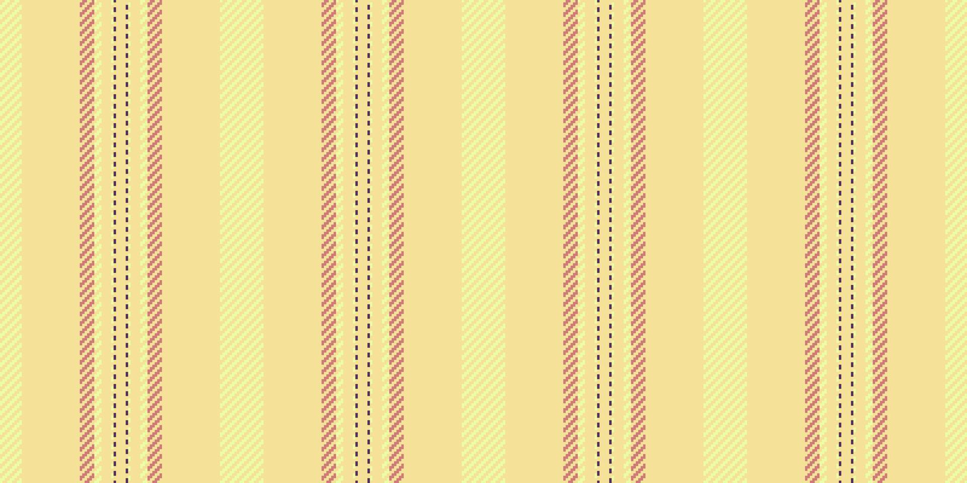 Pentle texture stripe textile, december fabric pattern lines. Seco background vertical seamless in yellow and lime colors. vector