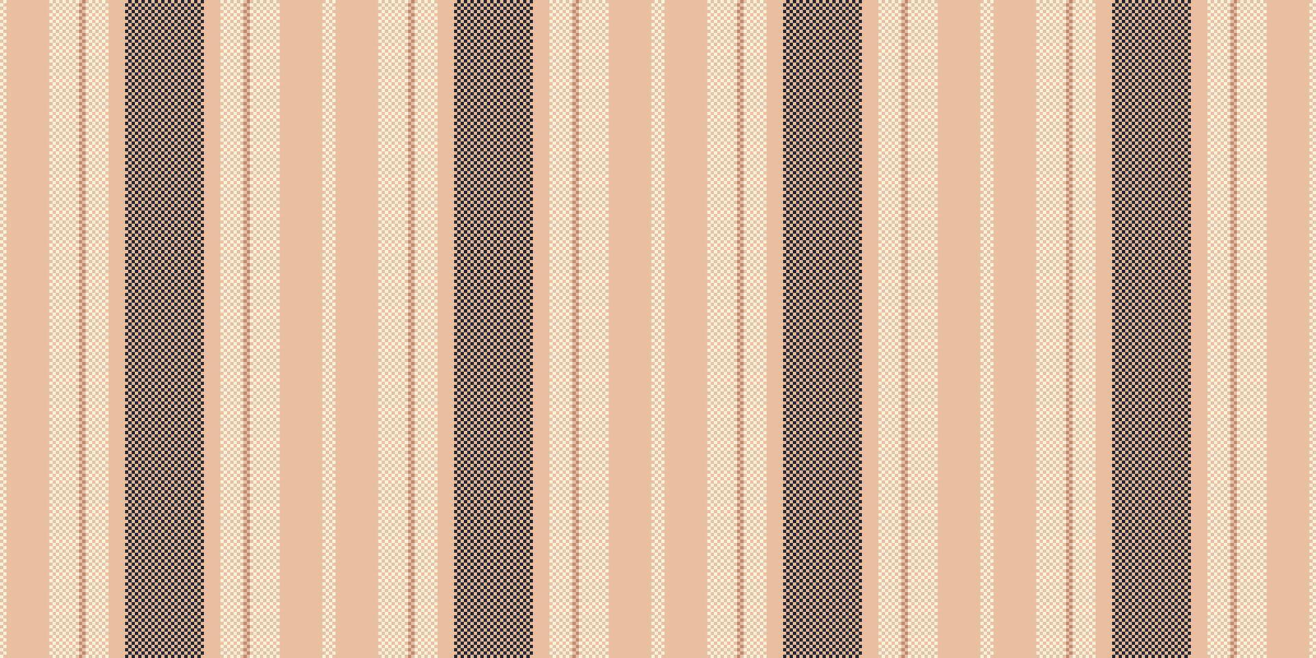 Slegance pattern texture textile, graphic fabric vertical background. Dhic seamless lines stripe in orange and cornsilk colors. vector