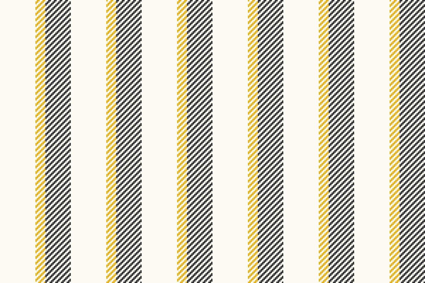 Elegant striped pattern in muted yellow and charcoal grey on a creamy white background. Perfect for textile design, website backgrounds, or stationery. vector