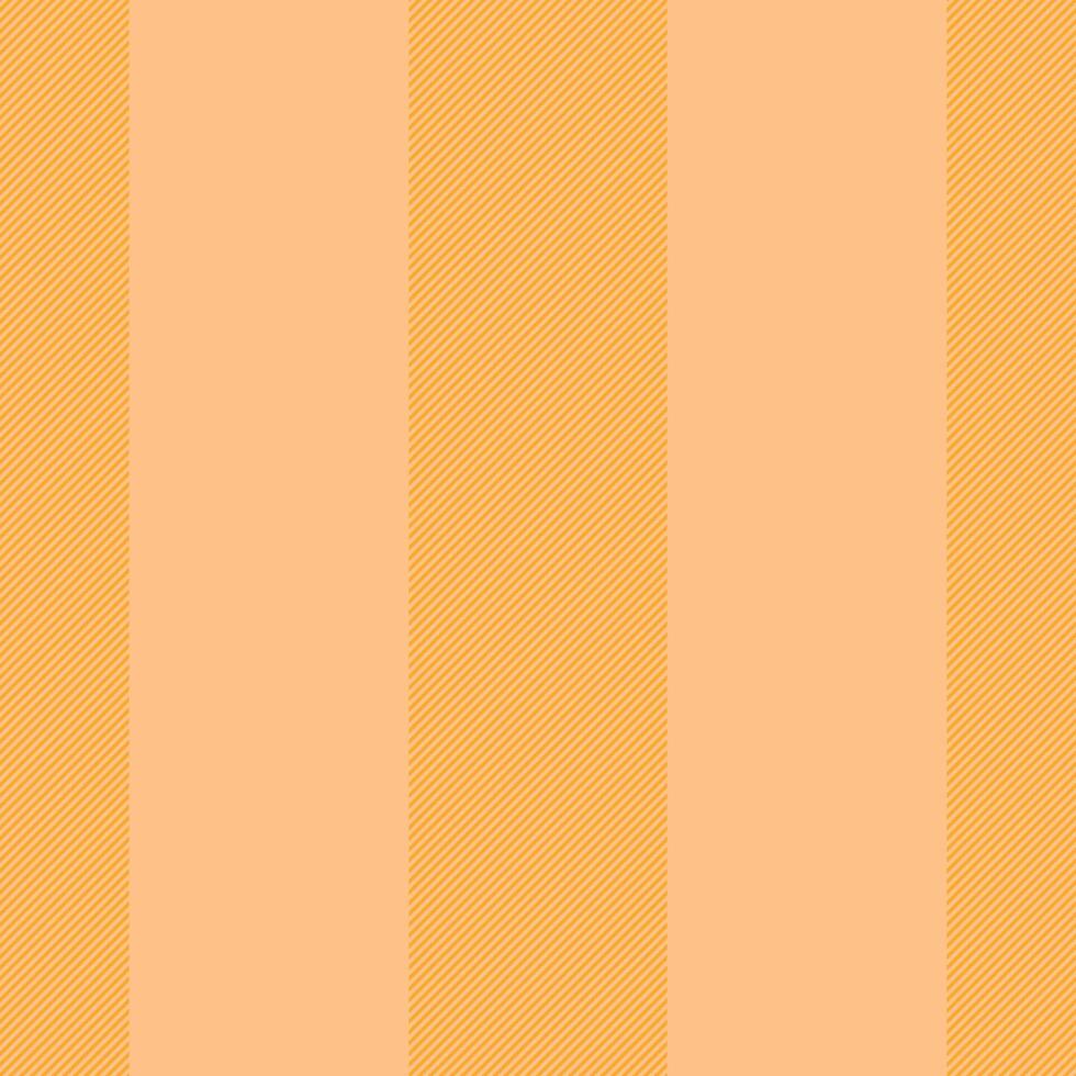 Valentine texture textile vertical, sensual seamless pattern. Formal fabric lines background stripe in orange and amber colors. vector