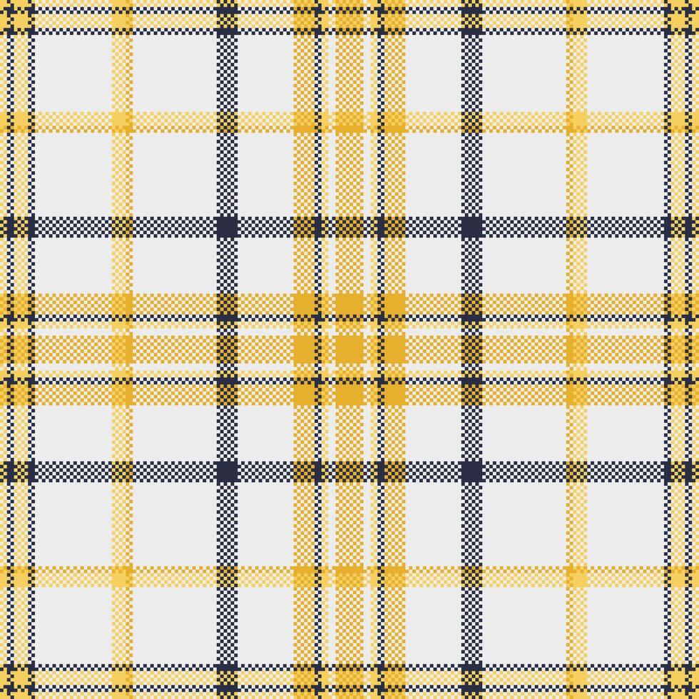 Elegant yellow and navy plaid pattern. Perfect for textile design, apparel, website backgrounds, or stationery. vector