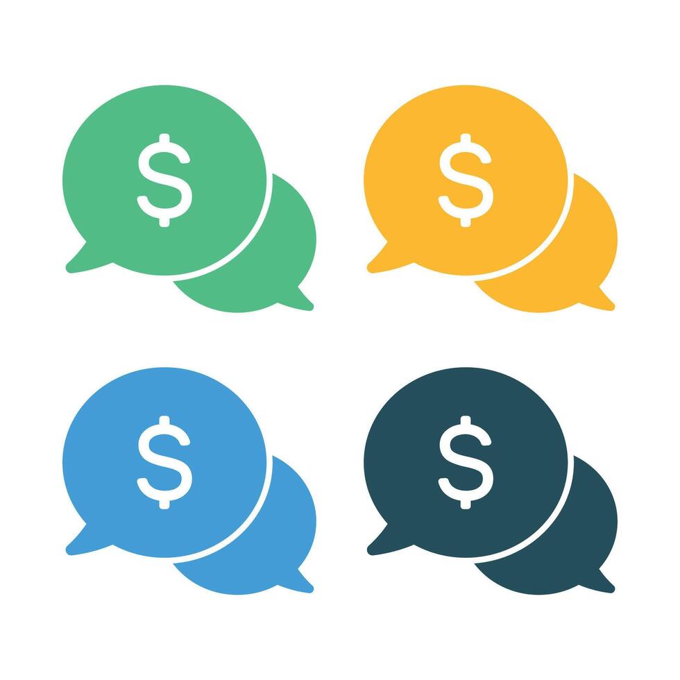 Money Message Collection vector