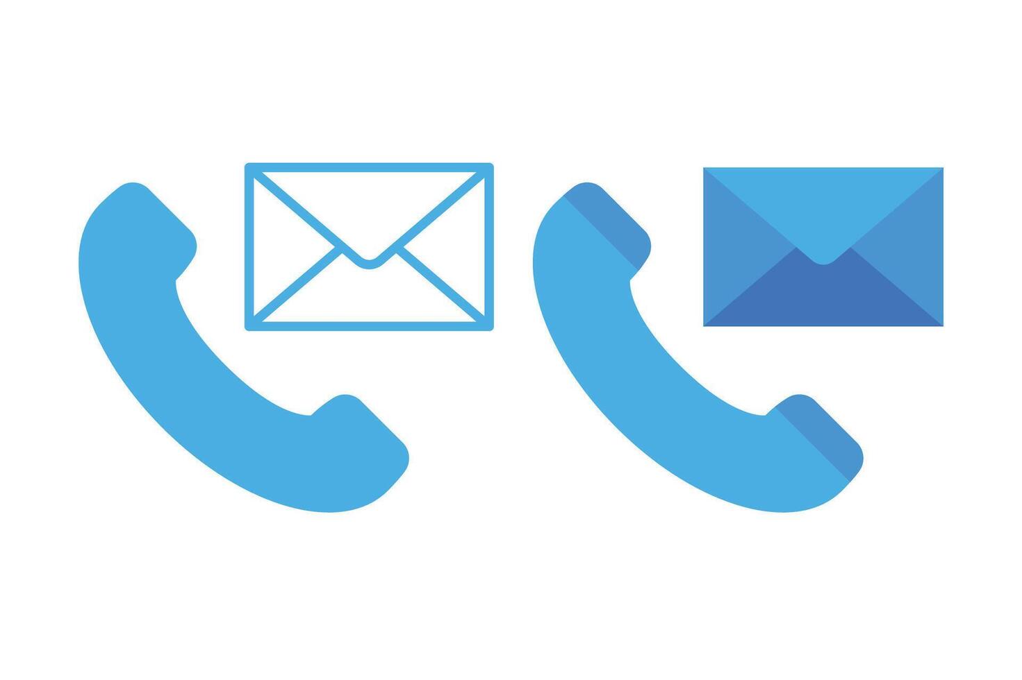 Phone With Envelope vector